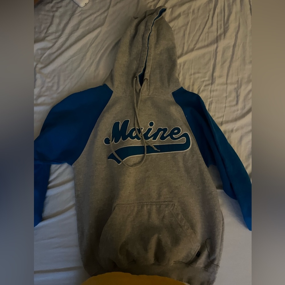 Vintages 90s embroidered Maine Hoodie!